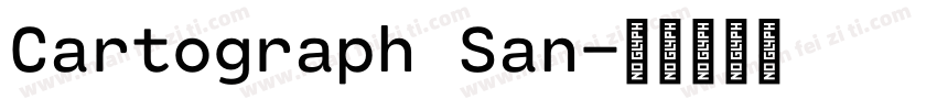 Cartograph San字体转换